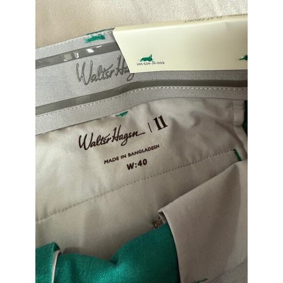 Walter Hagen Men's Green Clubhouse Linen Golf Shorts Size 40 - Picture 6 of 8